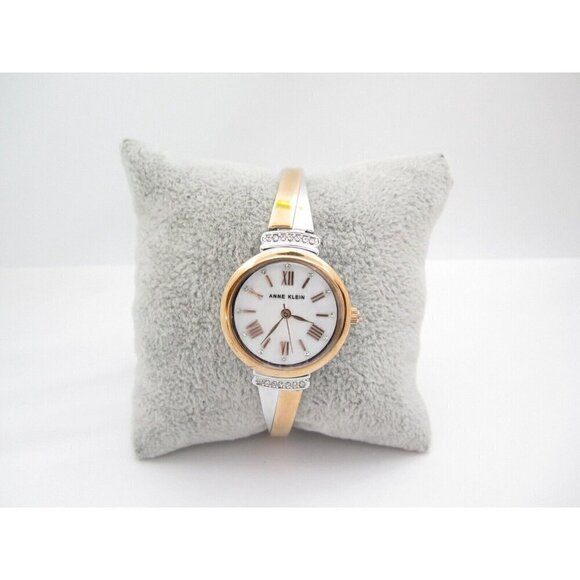 Women Anne Klein Quartz WR Analog 26mm Dial Causal Round Watch (G562) - Picture 5 of 10